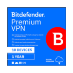 Bitdefender Premium VPN Protection for Ten Devices One Year Subscription