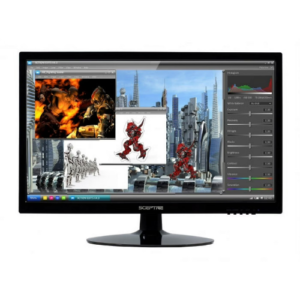 Sceptre E225W-19208A 22 Inch LED Full HD Monitor With HDMI, DVI, VGA and Speakers