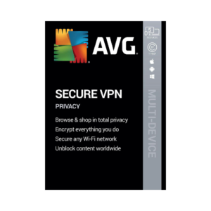 AVG Secure VPN Privacy and Protection Solution for Five Devices