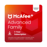 McAfee Plus Advanced Family Protection for Unlimited Devices One Year