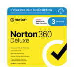 Norton 360 Deluxe Security Suite for Three Devices One Year