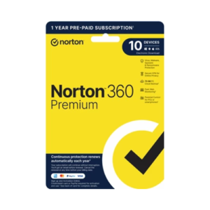 Norton 360 Premium Security Protection for Ten Devices USA